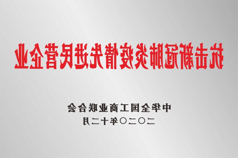 抗击新冠肺炎疫情先进民营企业